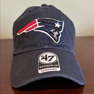 47 Brand Patriots Navy Blue Adjustable clean up hat